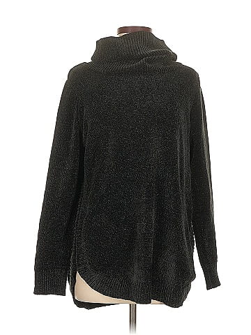 August Silk Turtleneck Sweater (view 1)