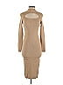 The Drop Solid Tan Cocktail Dress Size S - photo 1