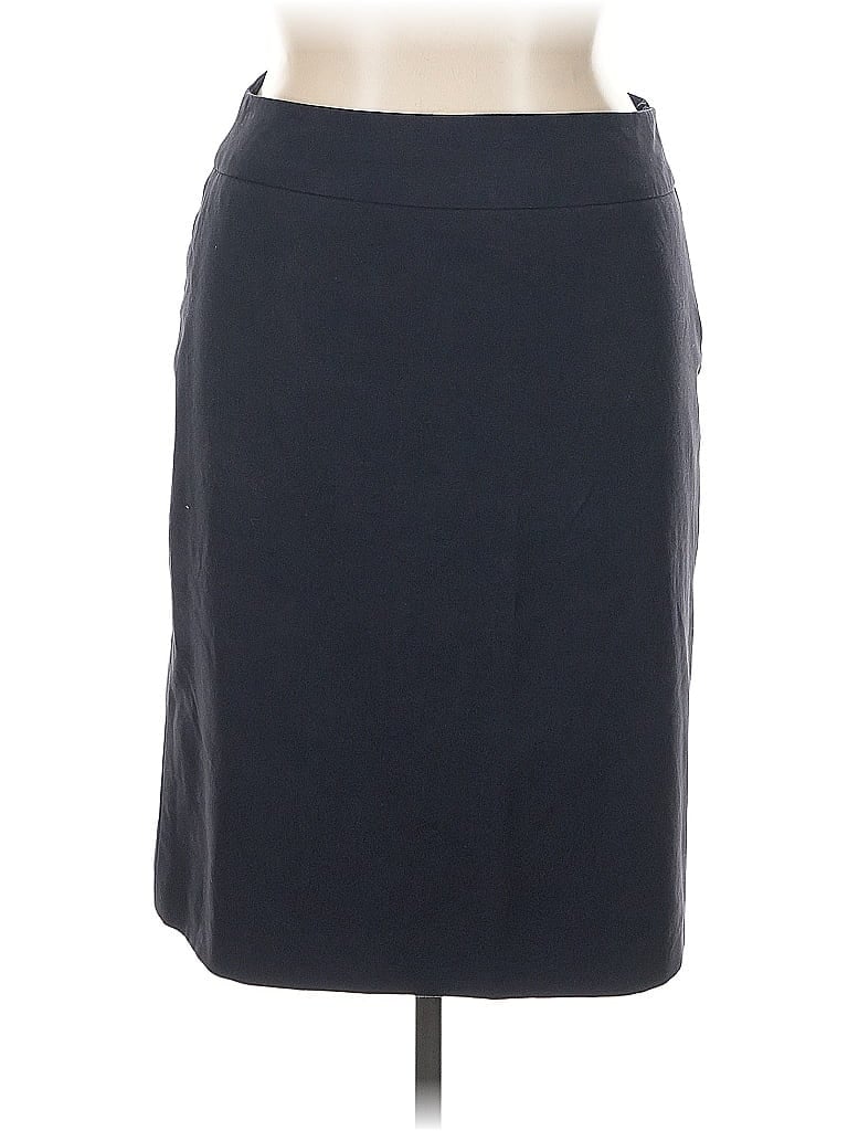 George Solid Gray Formal Skirt Size 14 - photo 1