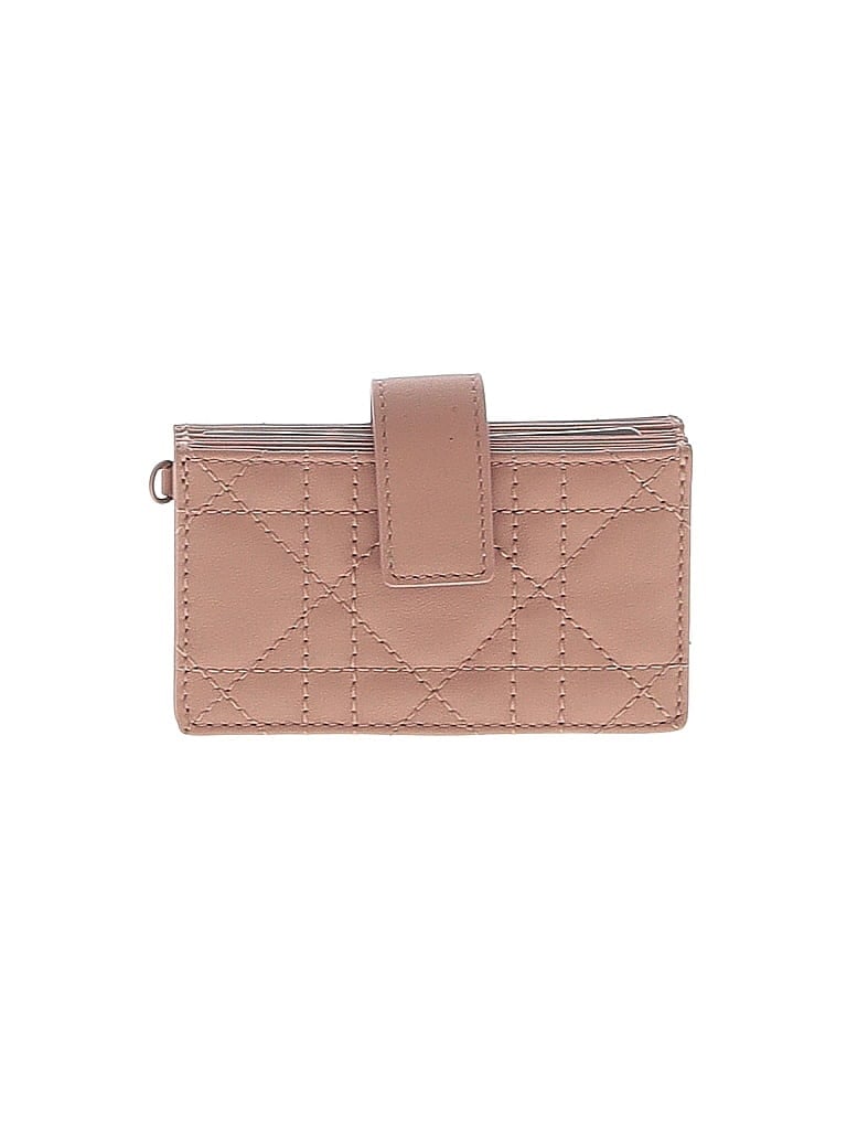 Christian Dior 100% Leather Tan Brown Leather Card Holder One size - photo 1