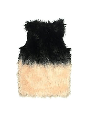 Okie Dokie Faux Fur Vest (view 2)