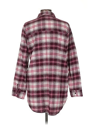Free Press 3/4 Sleeve Button-Down Shirt (view 2)