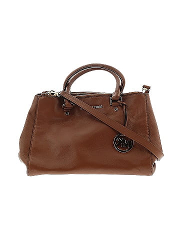 MICHAEL Michael Kors Leather Satchel (view 1)