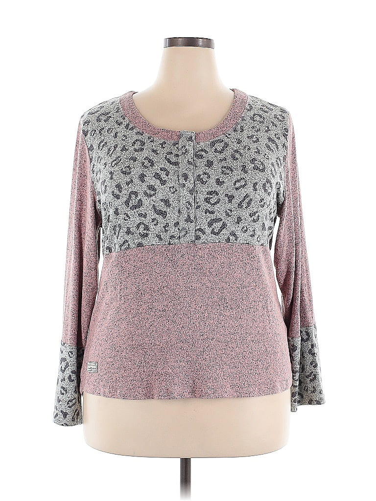 Simply Southern Tweed Pink 3/4 Sleeve T-Shirt Size XXL - photo 1