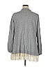 LOGO by Lori Goldstein Gray Cardigan Size XL - photo 2