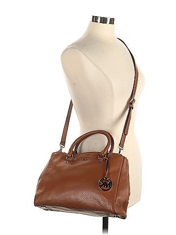 MICHAEL Michael Kors Leather Satchel (view 2)