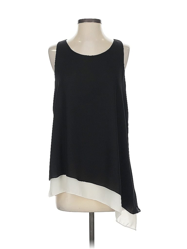 Pre-owned Max Studio Sleeveless Blouse In Black
