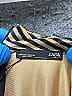 Zara W&B Collection Metallic Stripes Gold Long Sleeve Blouse Size S - photo 7