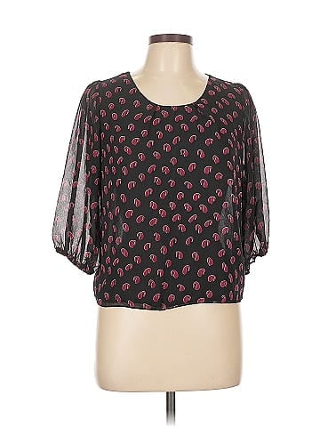 Akira Chicago Red Label Short Sleeve Blouse (view 1)