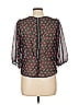 Akira Chicago Red Label 100% Polyester Black Short Sleeve Blouse Size L - photo 2