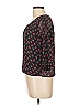 Akira Chicago Red Label 100% Polyester Black Short Sleeve Blouse Size L - photo 5