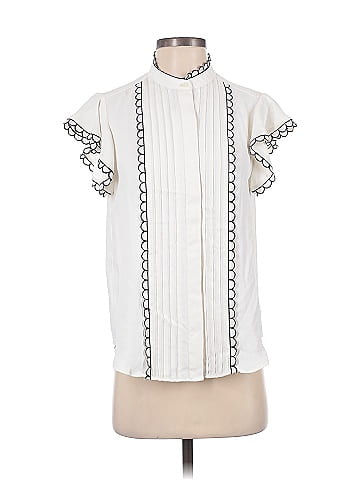 Ann Taylor Short Sleeve Blouse (view 1)