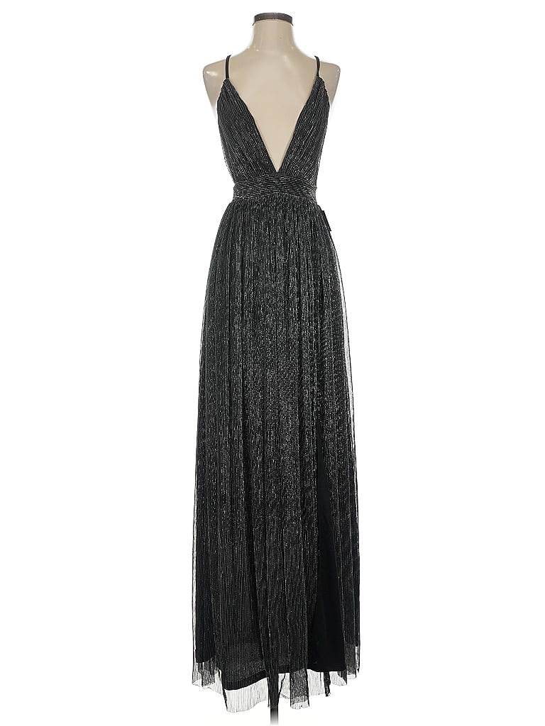Escada Silver Wool Skirt Size EU 36 / US 6 - photo 1