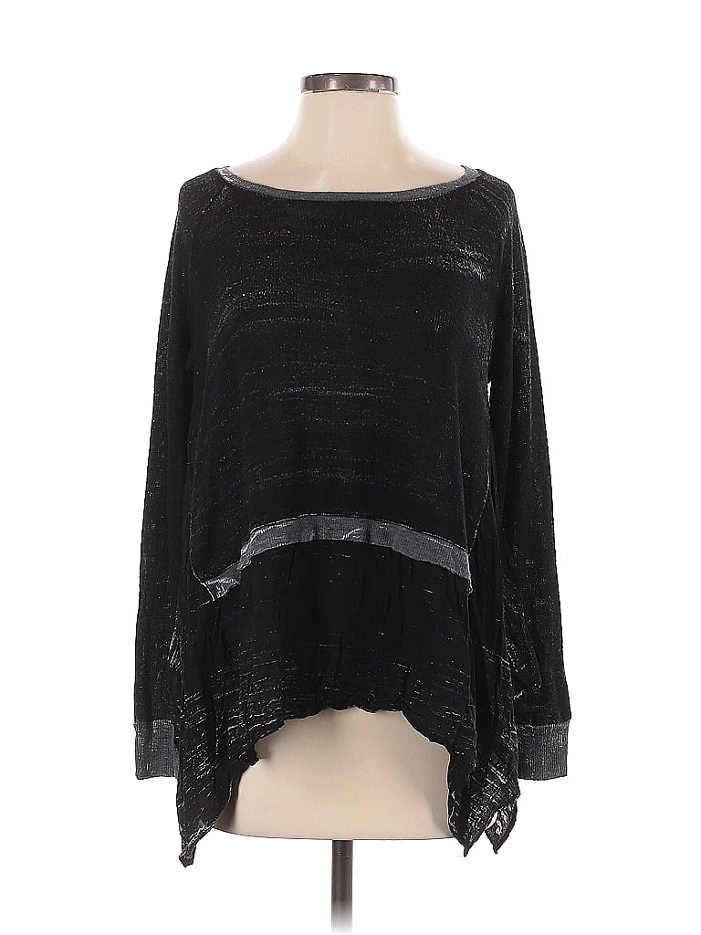 Pre-owned Tina + Jo Pullover Sweater In Black