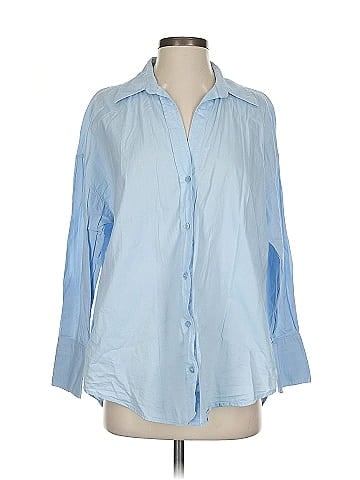 Zara Long Sleeve Button-Down Shirt (view 1)