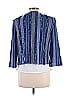 St. John Stripes Blue Blazer Size 10 - photo 2