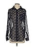 Denim & Supply Ralph Lauren Stars Floral Black Long Sleeve Blouse Size S - photo 1