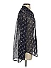 Denim & Supply Ralph Lauren Stars Floral Black Long Sleeve Blouse Size S - photo 4