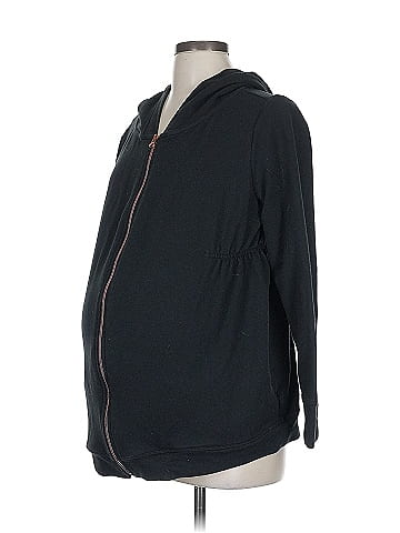 Isabel Maternity Zip Up Hoodie (view 1)
