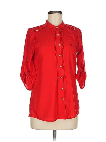 Akira Chicago Red Label 3/4 Sleeve Blouse (view 1)
