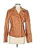 Max Studio 100% Polyurethane Brown Jacket Size M - photo 1