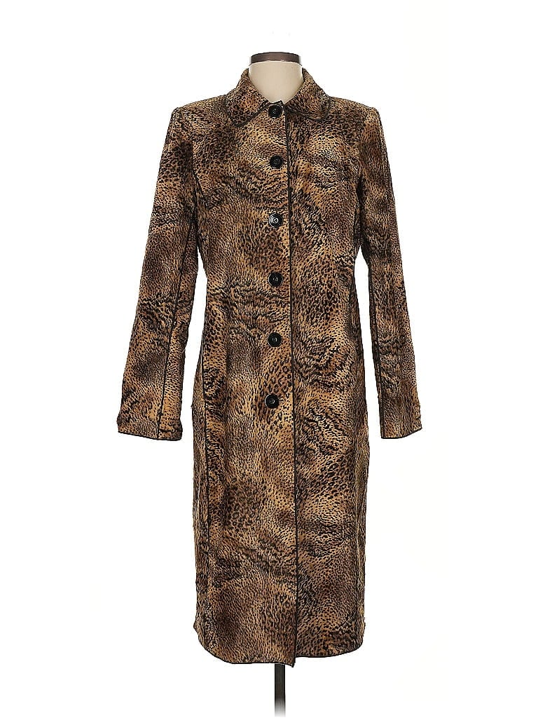 Worth New York Brown Trenchcoat Size S - photo 1