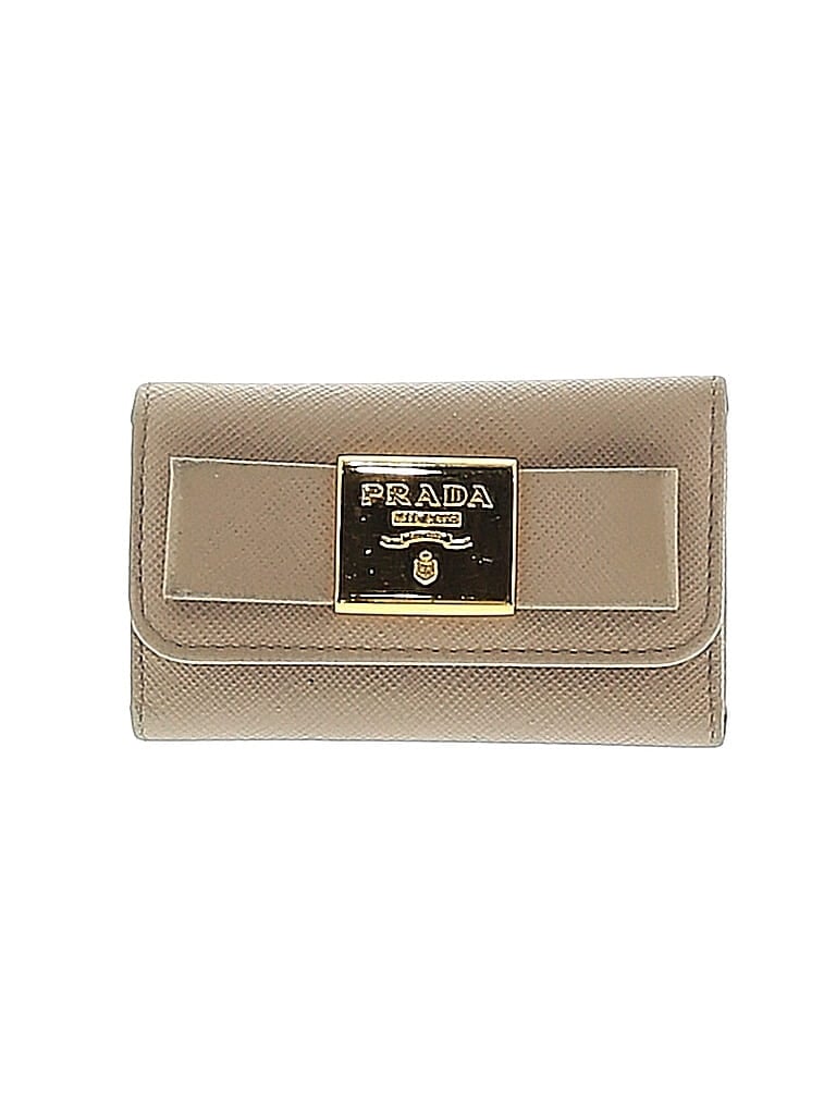 Prada Gold Tan Leather Key Holder  One size - photo 1