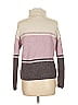 C&C California Color Block Pink Turtleneck Sweater Size M - photo 2