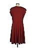 City Chic Solid Burgundy Casual Dress Size 18 - photo 2