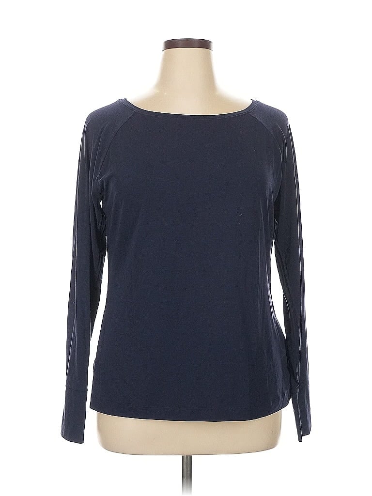 Gap Fit Blue 3/4 Sleeve T-Shirt Size XL - photo 1