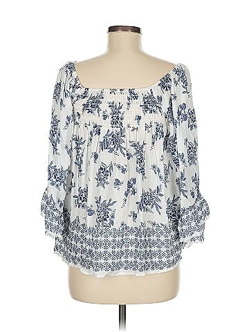 Peach Love 3/4 Sleeve Blouse (view 2)