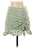 Zaful 100% Rayon Paisley Green Casual Skirt Size S - photo 1