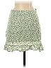 Zaful 100% Rayon Paisley Green Casual Skirt Size S - photo 2