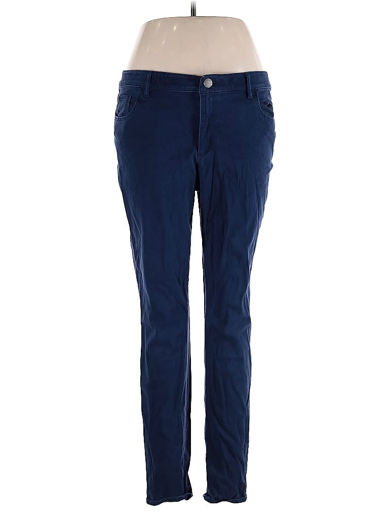 Pre-owned Ann Taylor Loft Casual Pants In Blue