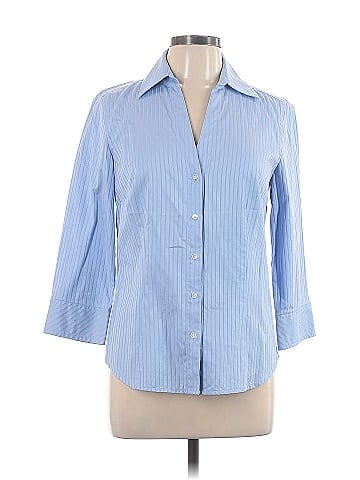 Ann Taylor 3/4 Sleeve Button-Down Shirt (view 1)