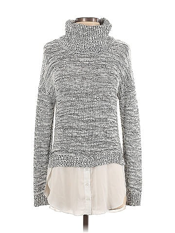 Aqua Turtleneck Sweater (view 1)