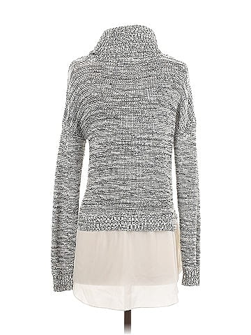 Aqua Turtleneck Sweater (view 2)