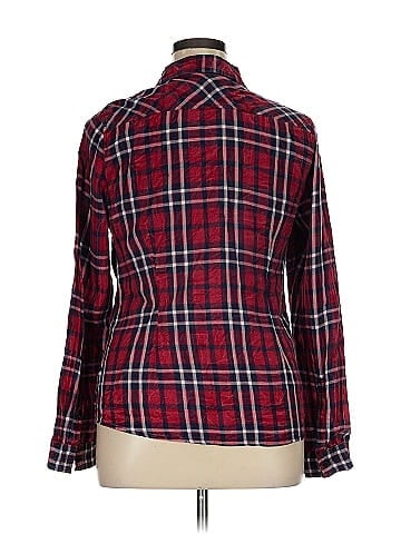 Wet Seal Long Sleeve Button-Down Shirt (view 2)