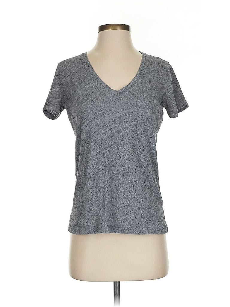 Pre-owned Madewell Short Sleeve T-shirt In Gray