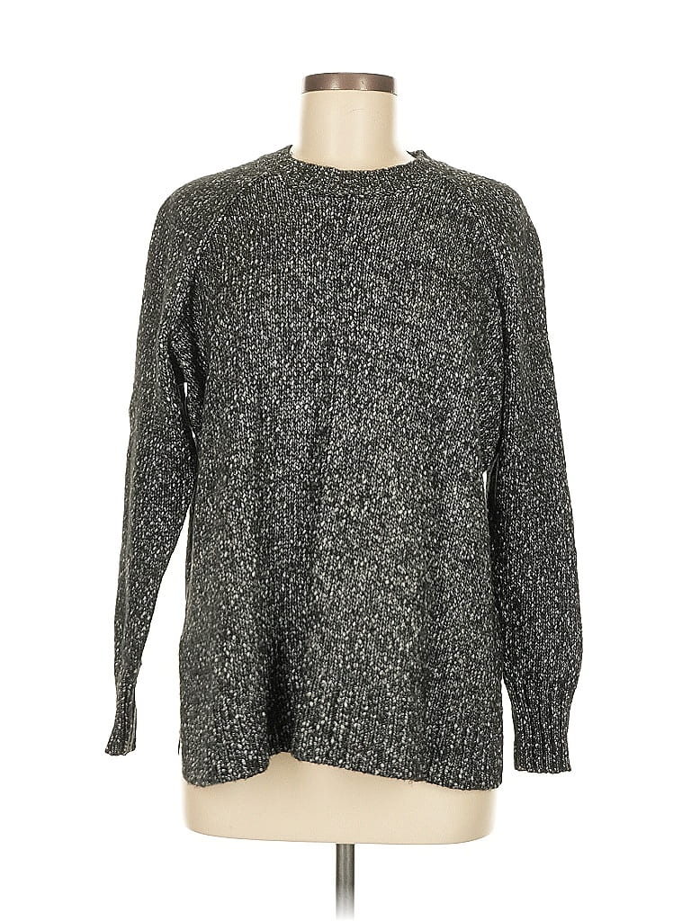 Pre-owned Ann Taylor Loft Pullover Sweater In Gray