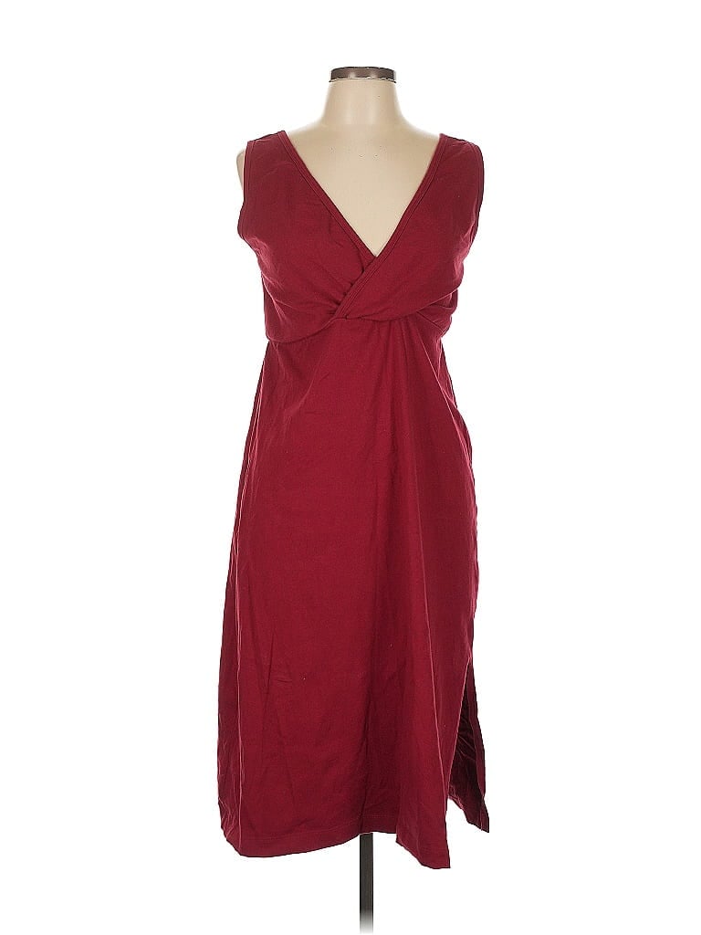 Aimée Burgundy Cocktail Dress Size L - photo 1
