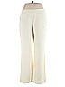 Akris Punto 100% Baumwolle Ivory Dress Pants Size 12 - photo 1