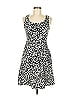 Xhilaration Animal Print Black Casual Dress Size M - photo 1