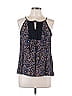Solitaire 100% Rayon Blue Sleeveless Blouse Size L - photo 1