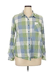 Natural Reflections 3/4 Sleeve Button Down Shirt