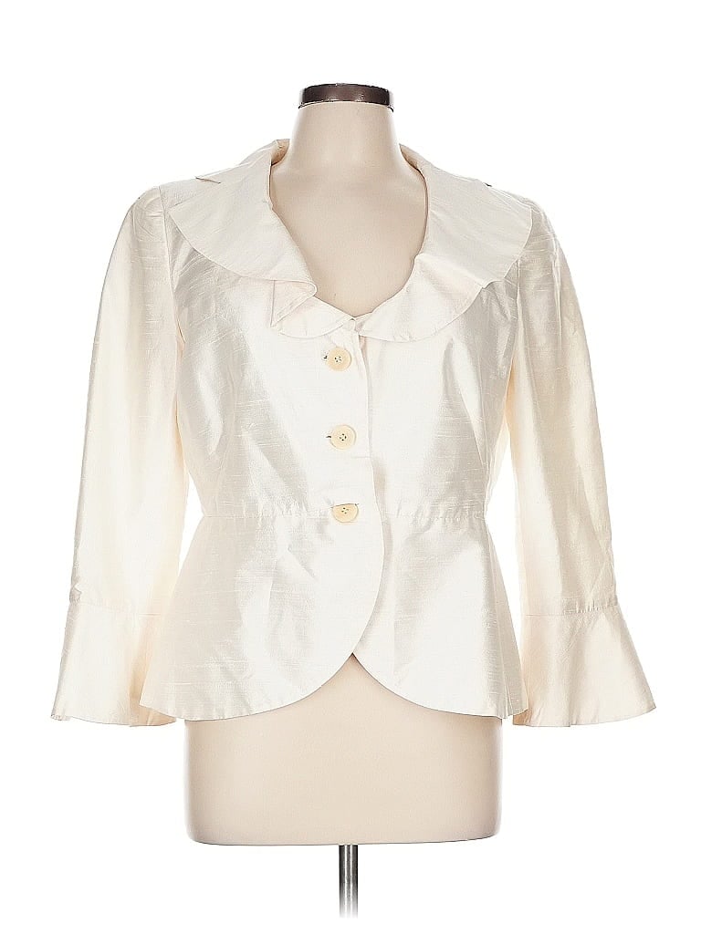 Armani Collezioni Ivory Blazer Size 12 - photo 1