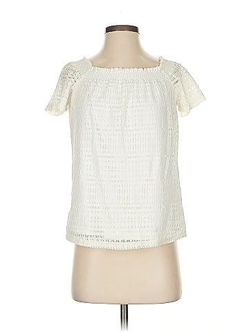 G by Giuliana Rancic Short Sleeve Blouse (view 1)