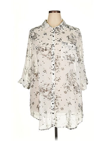 Torrid 3/4 Sleeve Blouse (view 1)