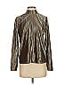 Zara W&B Collection Metallic Stripes Gold Long Sleeve Blouse Size S - photo 1