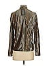 Zara W&B Collection Metallic Stripes Gold Long Sleeve Blouse Size S - photo 2